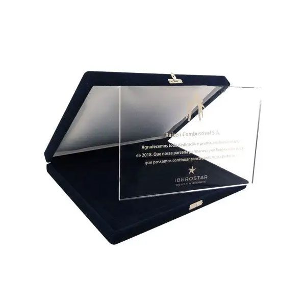 Placas de homenagem personalizadas