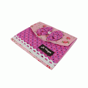 Porta Absorvente Rosa Borboleta