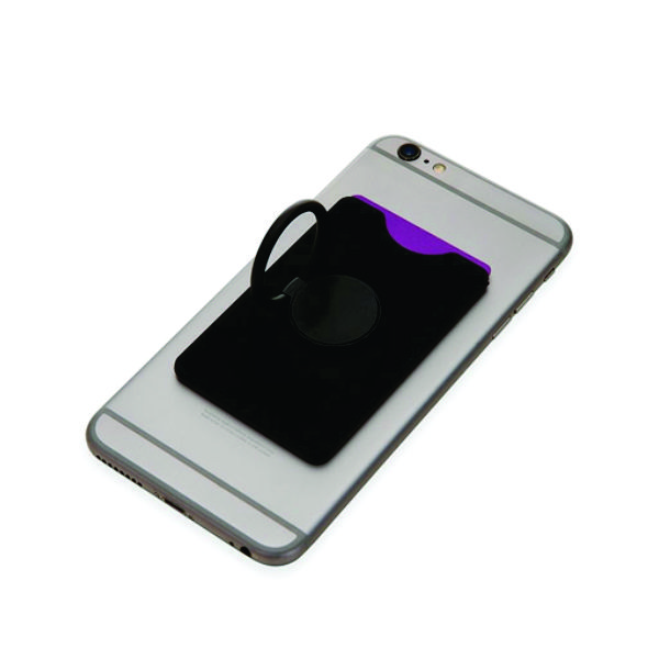 Porta cartão para celular personalizado com suporte