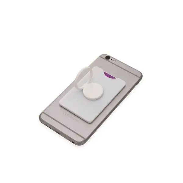 Porta cartão para celular personalizado com suporte