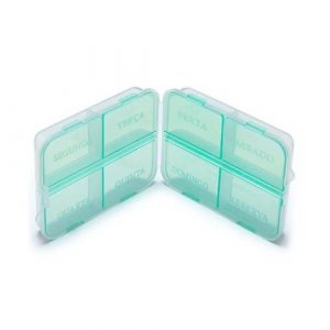 Porta comprimidos semanal personalizado