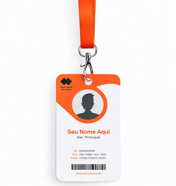 Crachás em pvc personalizado