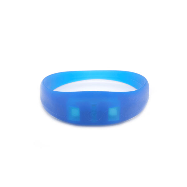 Pulseira de silicone com LED Ativada por movimento