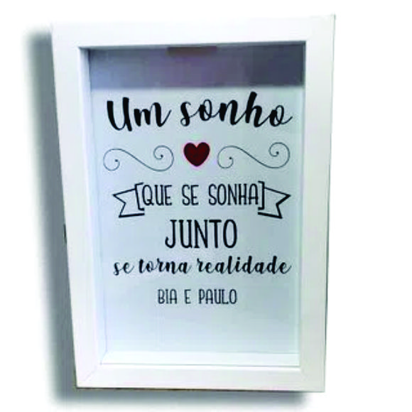 Quadro cofre personalizado