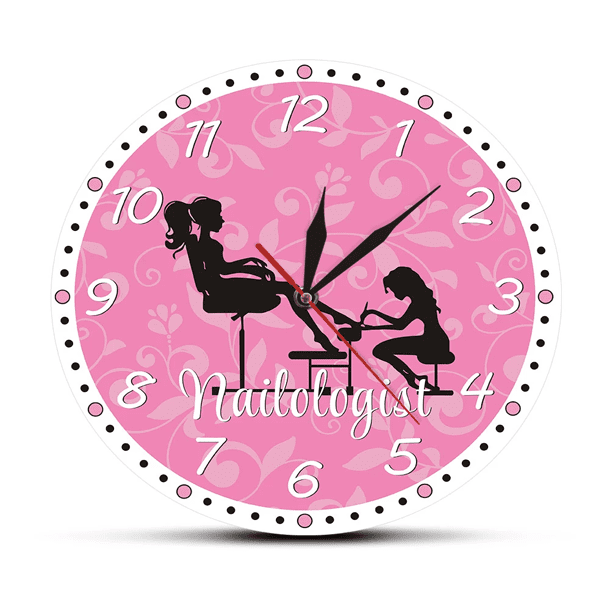 Relógio de Parede Manicure