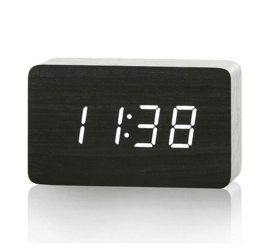 Relógio de mesa led