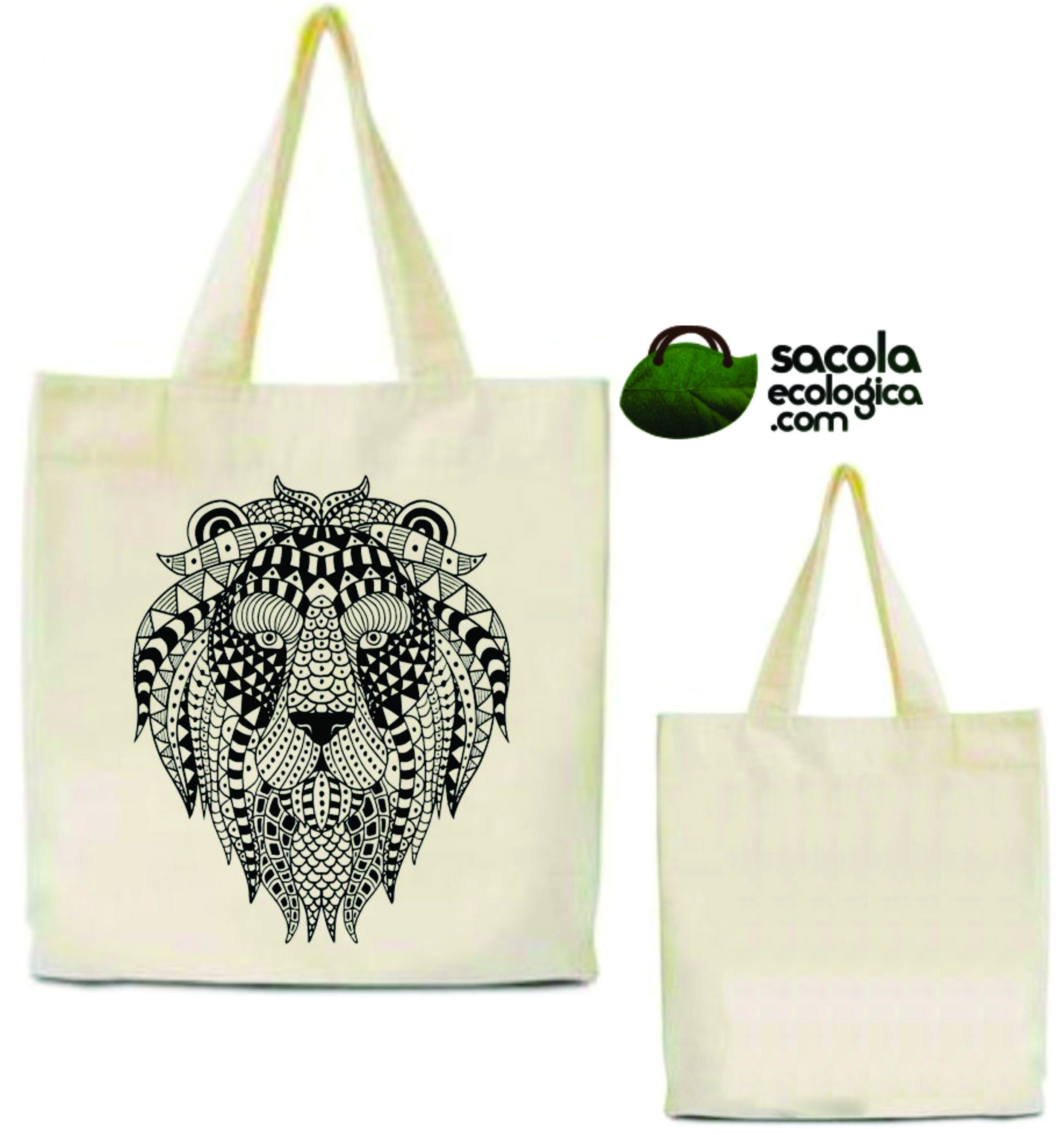 Sacola de Algodão Cru Personalizada