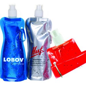 Squeeze Dobrável Personalizado - Brinde Ecológico para sua Marca