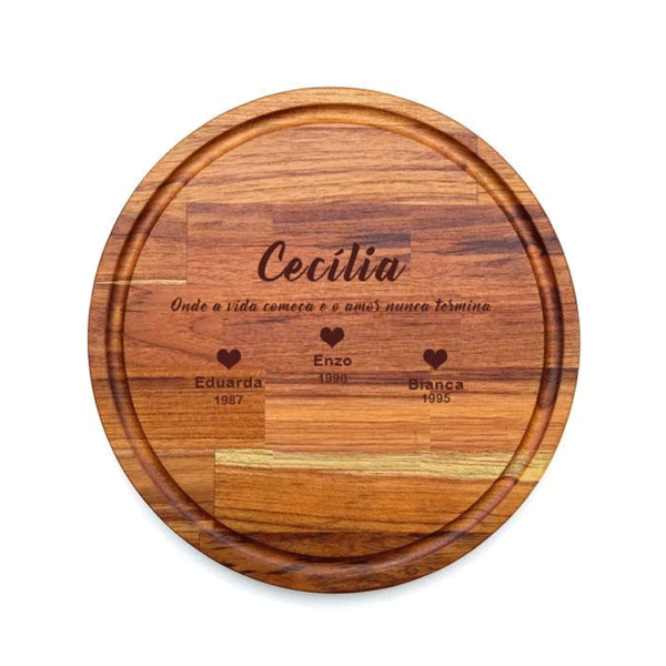 Tábua de Frios Personalizada