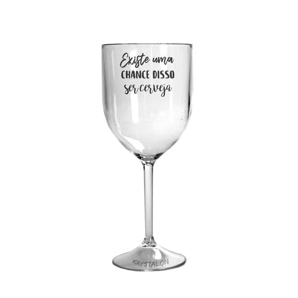 Taça de acrílico personalizada