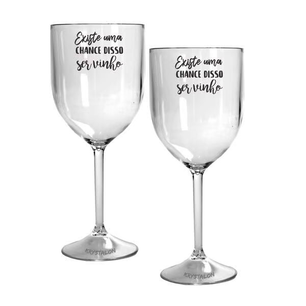 Taça de vinho personalizada