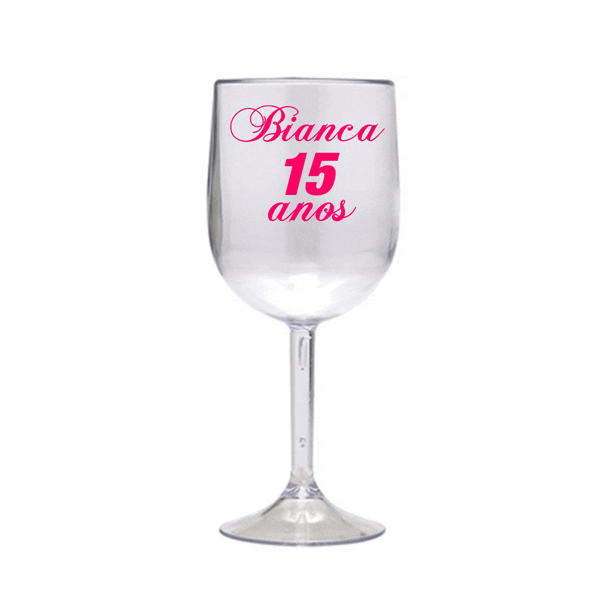 Taça personalizada com nome