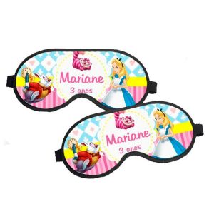 Tapa olhos Personalizados Alice no pais das Maravilhas