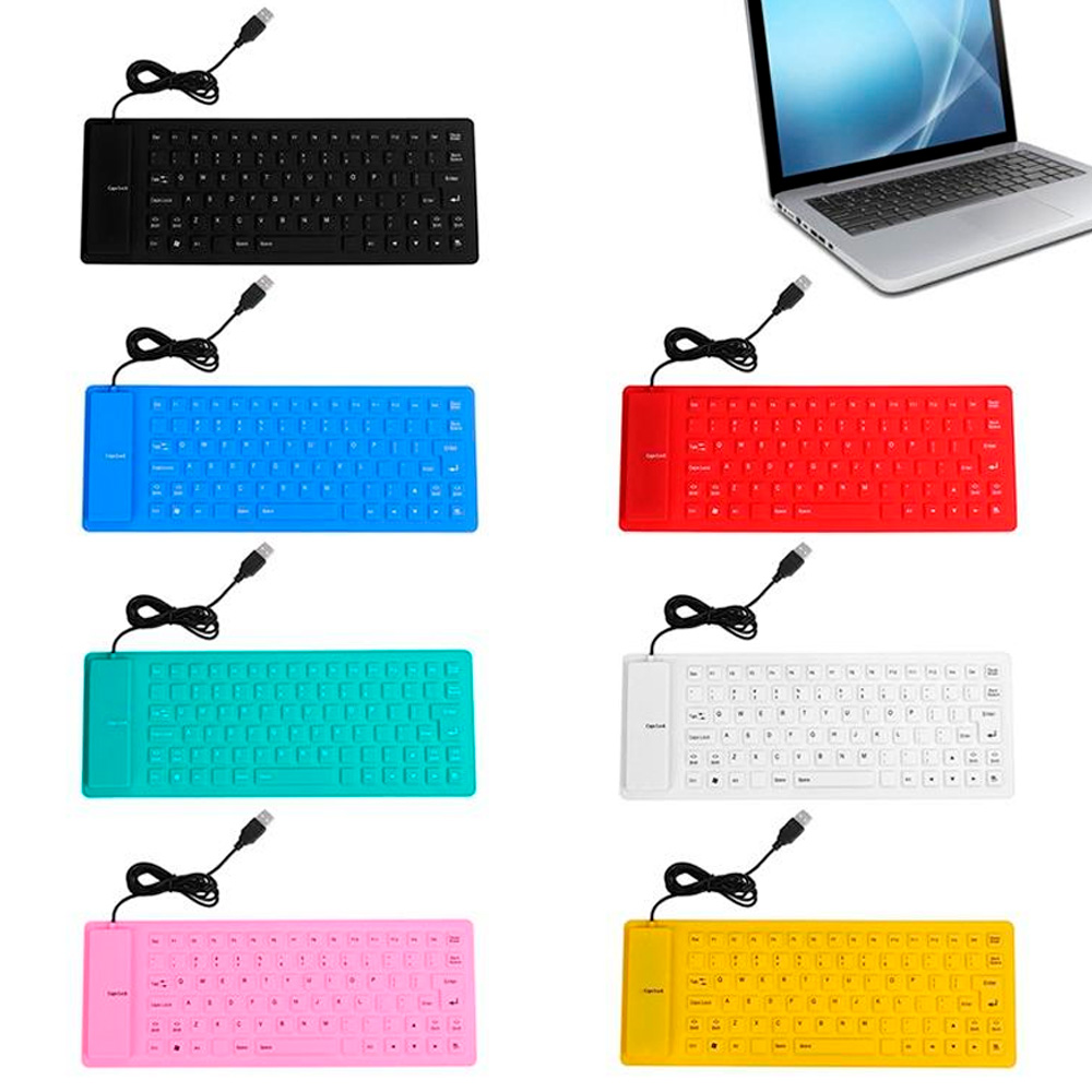 Teclado de Borracha Flexível