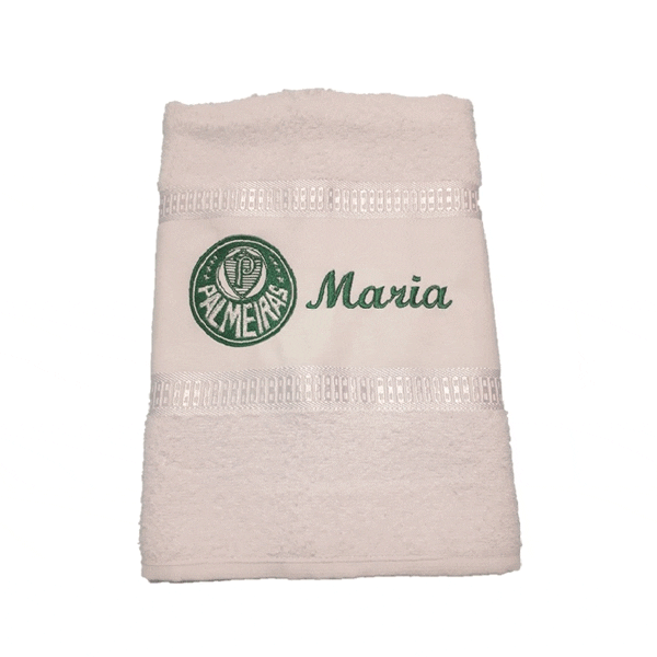 Toalha de Mão Bordada Personalizada