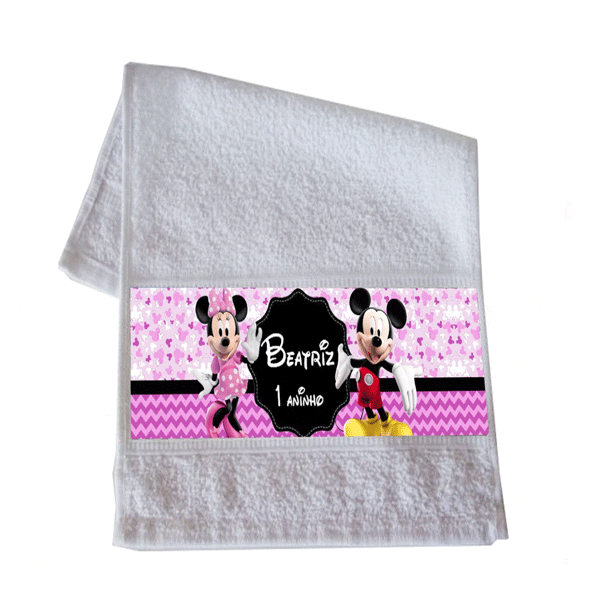 Toalha de Mão Infantil Personalizada