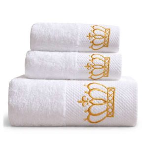 Toalha de Rosto Bordada