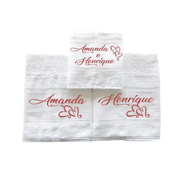 Toalhas de Banho Personalizadas para Casal