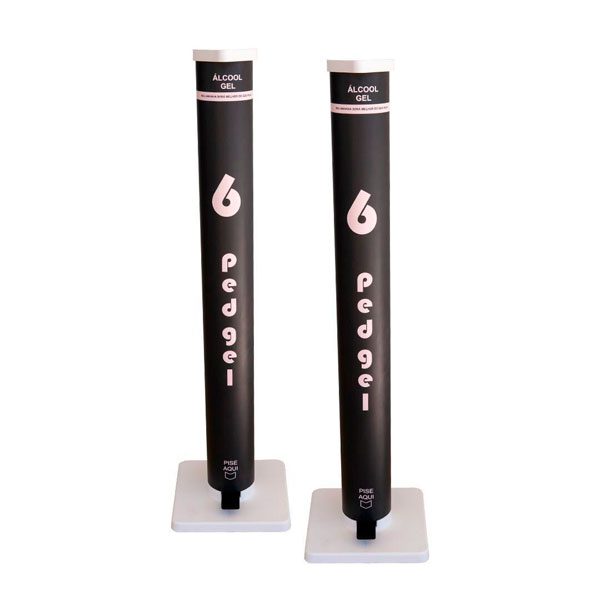 Totem Álcool Gel Com Pedal Personalizado
