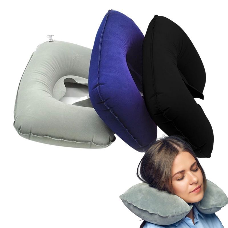 Travesseiro de Pescoço Inflável