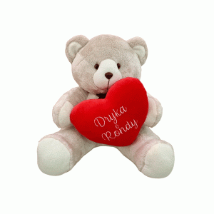 Ursinho de Pelúcia Love Personalizado - Carinho em Forma de Brinde