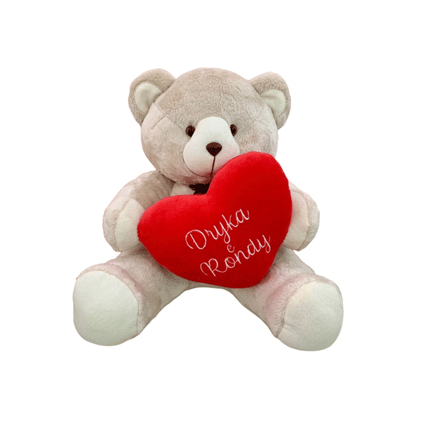 Ursinho de Pelúcia Love Personalizado – Carinho em Forma de Brinde