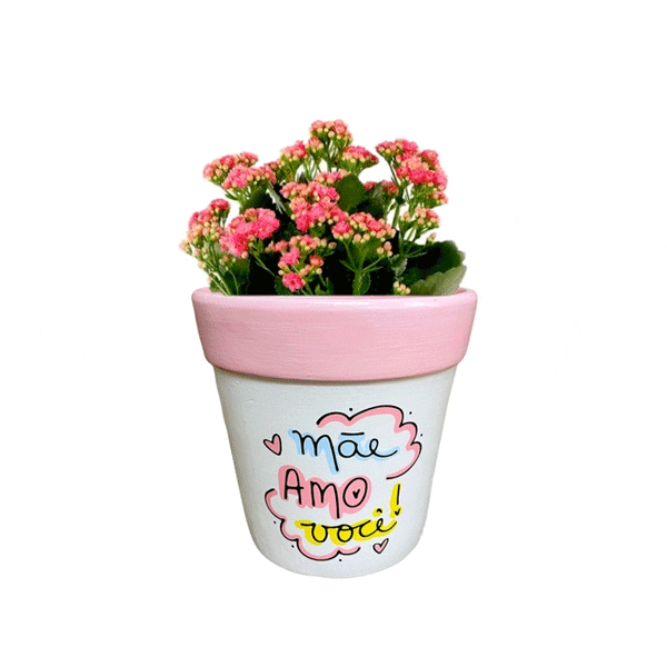 Vaso Autoirrigável P Personalizado Para Dia das Mães