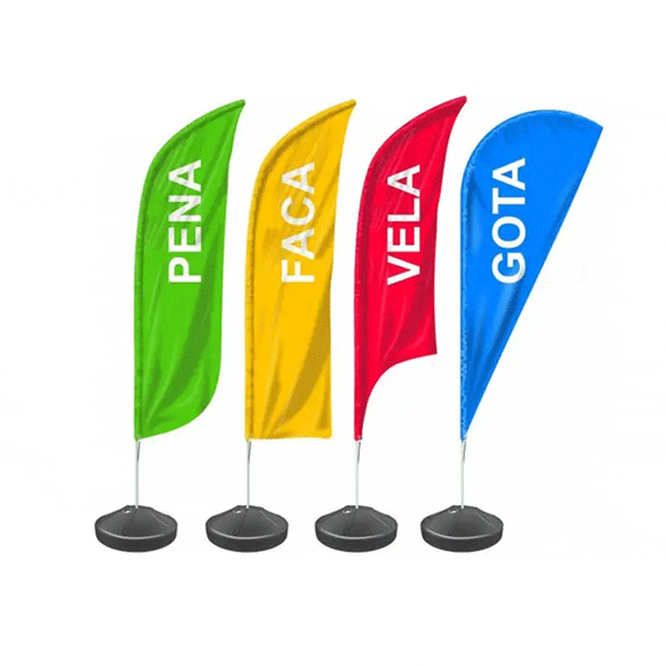 Wind Banner Personalizado Base com boia d’água