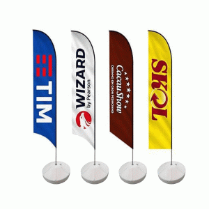 Wind Banner Personalizado Uso em Ambientes Internos