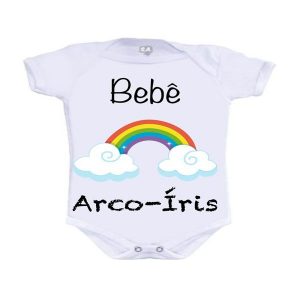 Body Personalizado Bebe Arco Iris