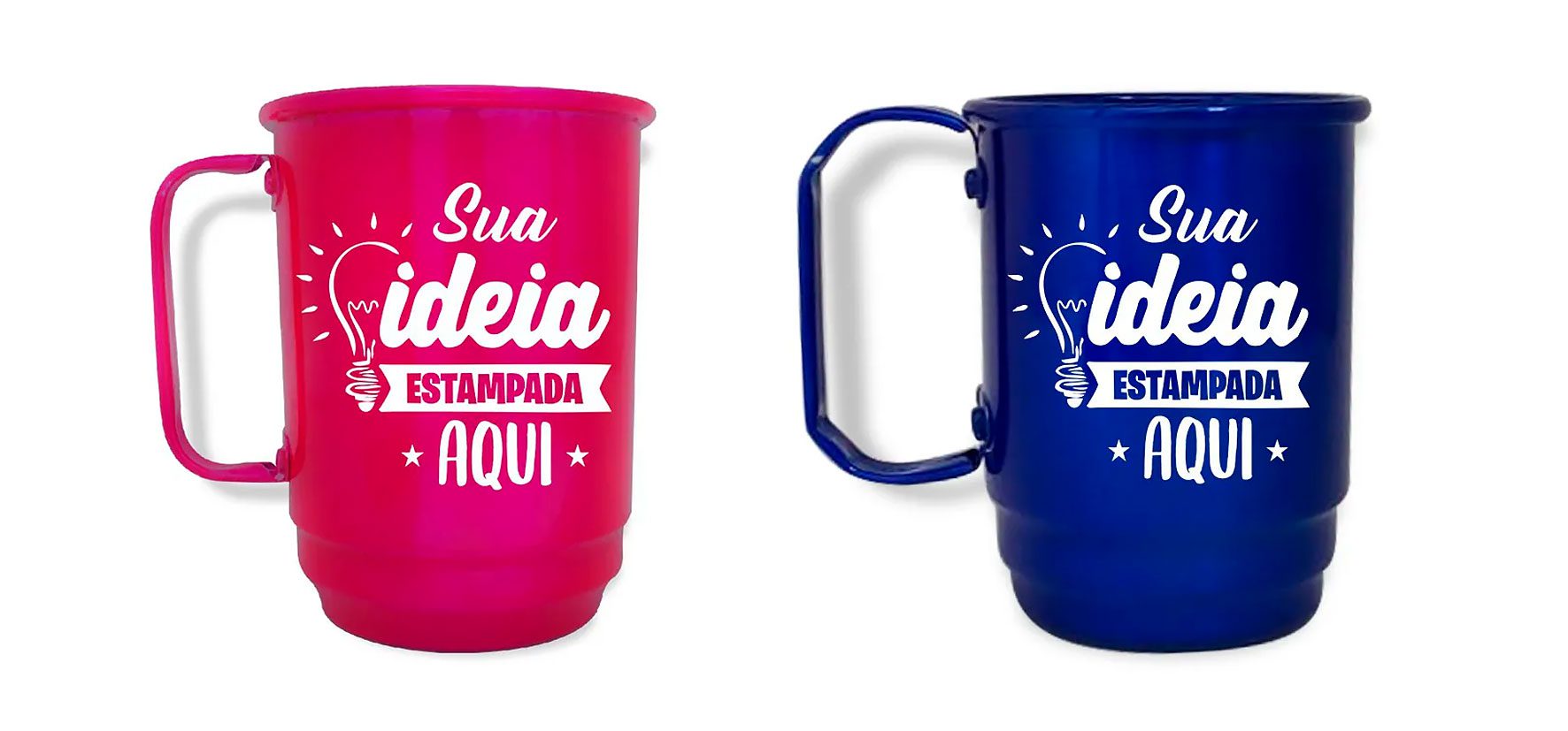 Canecas de Alumínio Personalizadas com Cordão BH