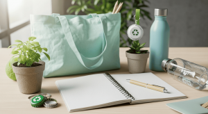 Brindes com Material Reciclado Inovação e Consciência Ambiental | Sacola Ecológica.Com Mostrando como os brindes com material reciclado inovam