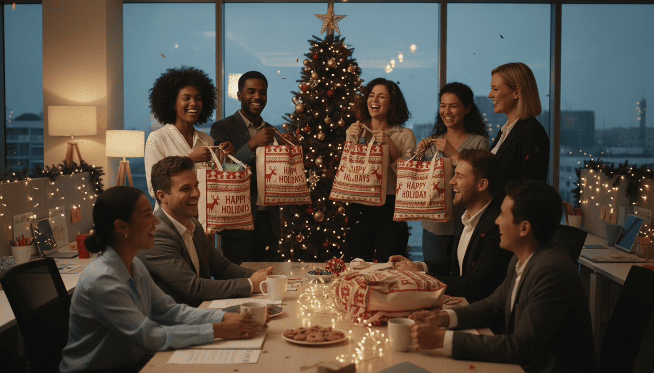 Brindes em natal para equipes Internas: Sacolas Ecológicas em Ações de Endomarketing