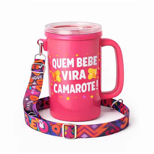 Caneca Promocional com Alça para Ações de Marketing