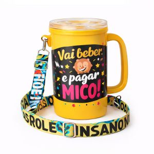 Copo Personalizado com Alça para Eventos e Endomarketing