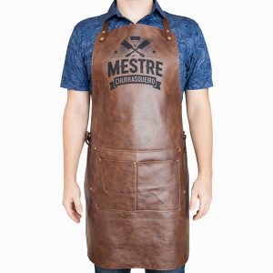 Avental de Cozinheiro em Couro Personalizado
