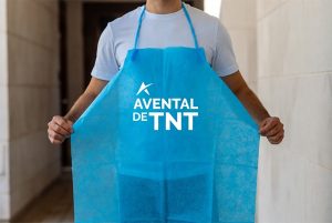 Avental de TNT 1 - personalizado