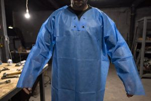 Avental de TNT 3 - personalizado