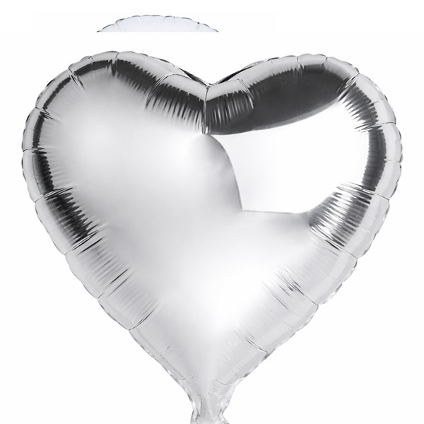 Balão Metalizado Coração Personalizado