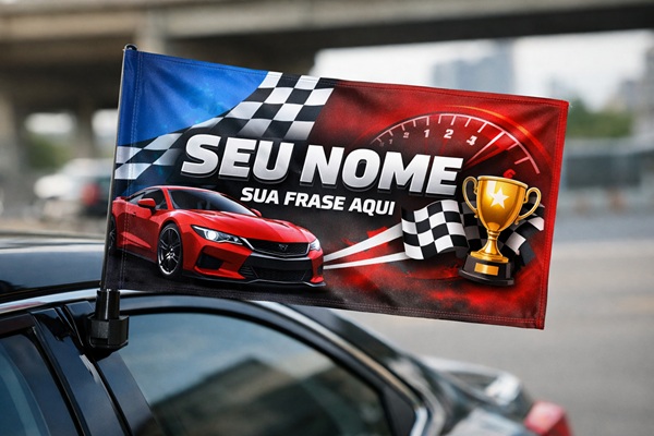 Bandeira para Carro personalizado