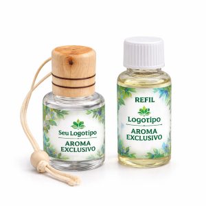 Aromatizador para Carro com Refil Personalizado