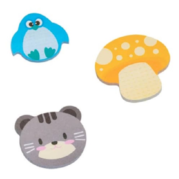 Bloco Adesivo Sticky Bichinhos Personalizado