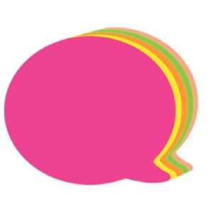 Bloco Sticky Balão de Fala Personalizado