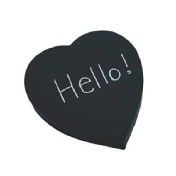 Bloco de Nota Sticky Coração Personalizado