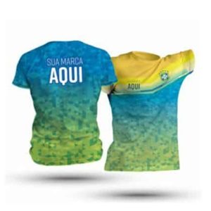 Blusa Personalizada Copa do Mundo com Nome