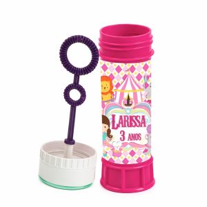 Bolha de Sabão Circo Personalizada