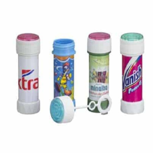Bolha de Sabão com Logo Personalizada