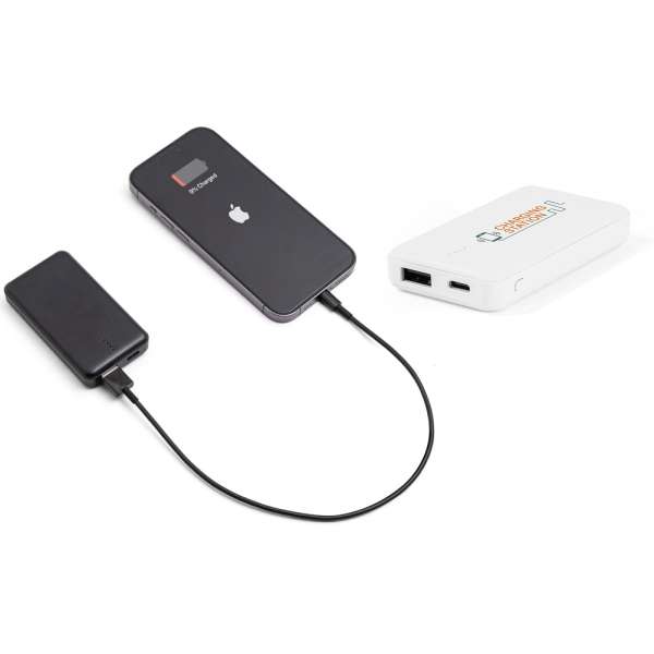 Bateria portátil em ABS 100% reciclado (4.000 mAh)